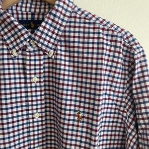 Ralph Lauren Gingham Button Down Shirt